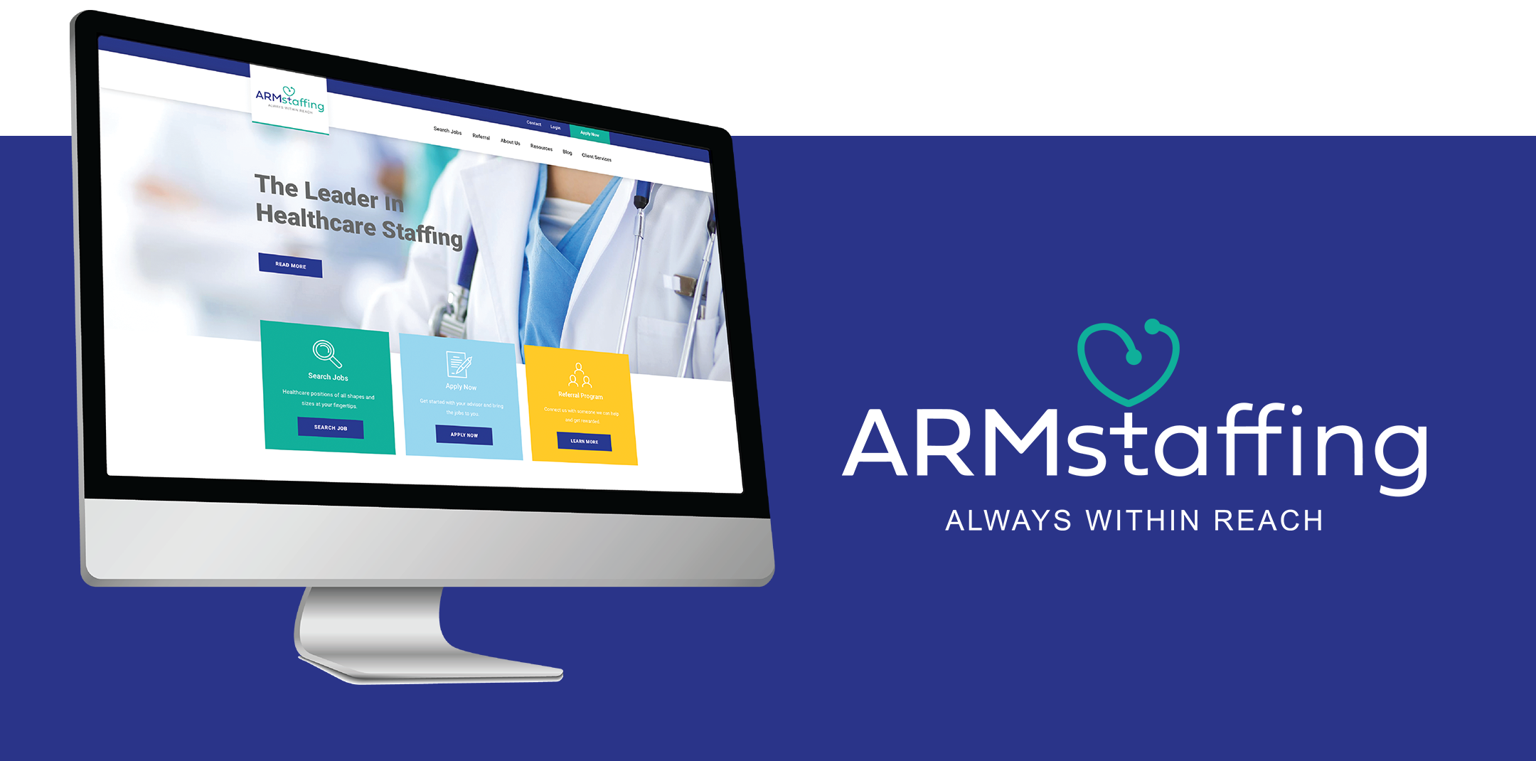 ArmStaffing Branding & Website