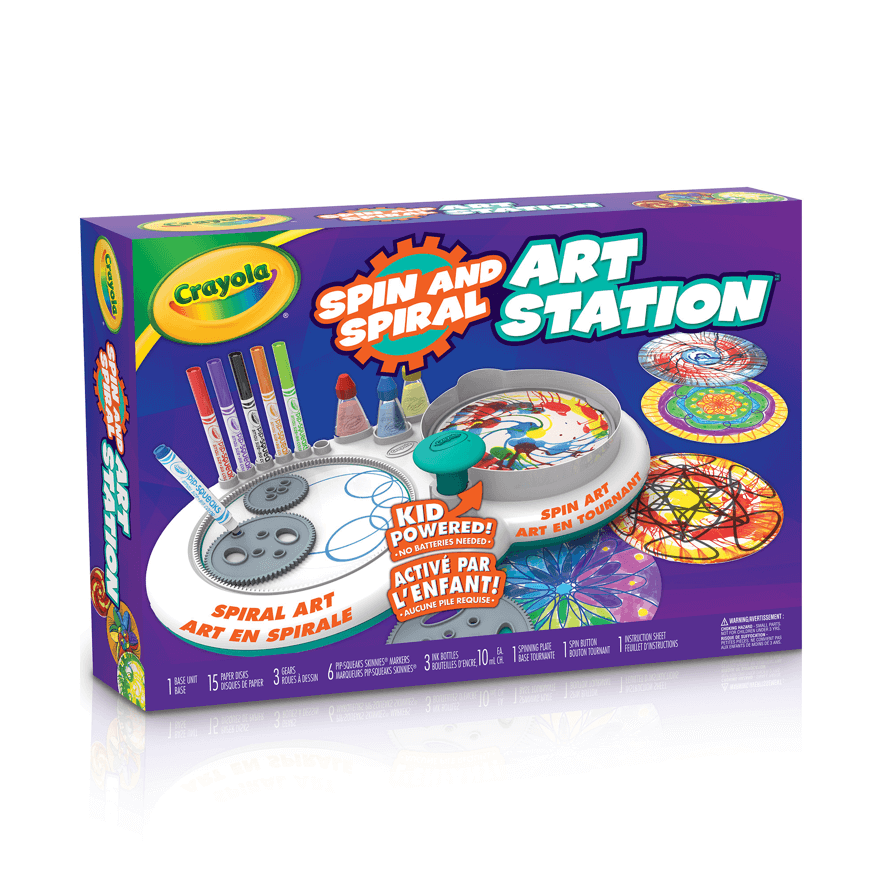 crayola spin and spiral art station